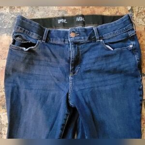 a.n.a - Plus Womens Comfort Waist Skinny Jean 20W Short